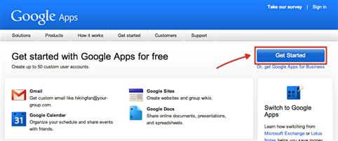 Guia do Google Apps: e-mail gratuito e muito mais no seu site ggle page11image7320