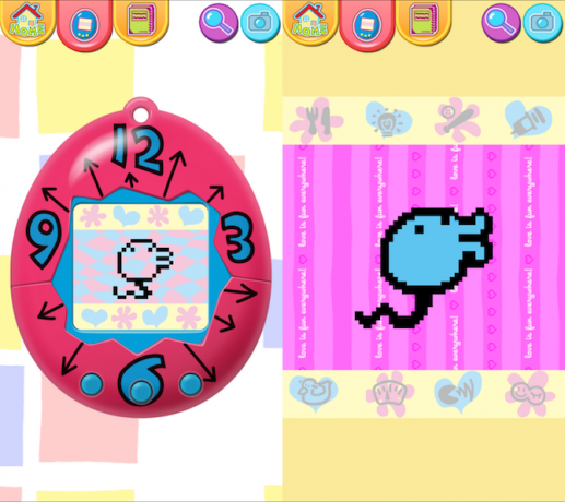 interface tamagotchi