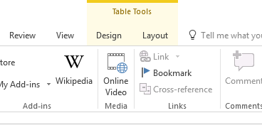 Como adicionar linhas rapidamente em uma tabela na guia layout de design de palavras do Microsoft Word
