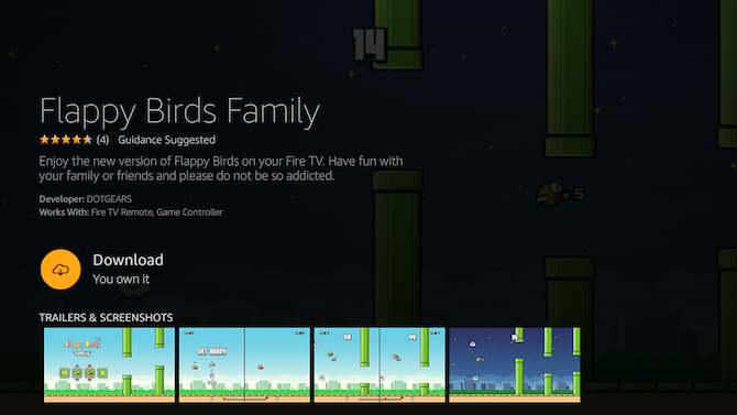 Como usar o Amazon Fire TV Stick: Como baixar e jogar a família Flappy Birds e outros jogos