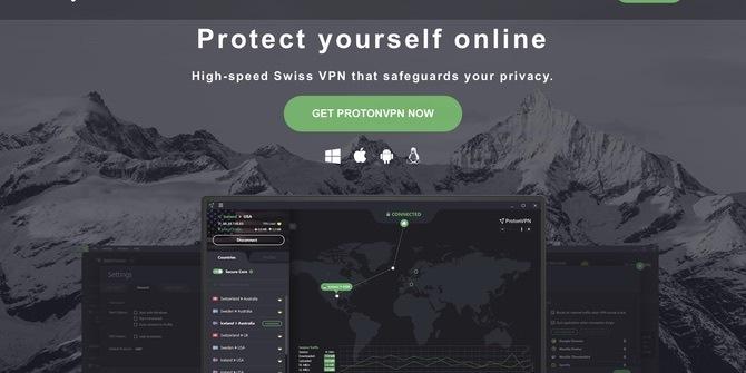 O ProtonVPN é do pessoal do ProtoMail