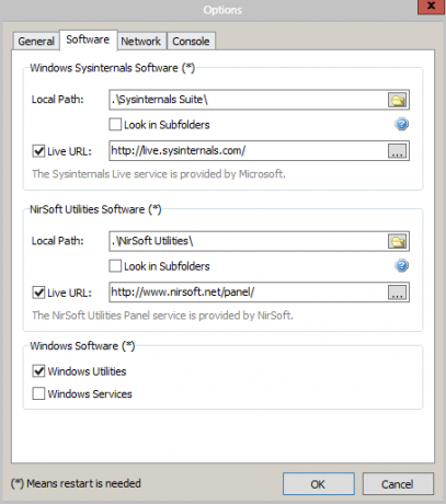 controle do sistema windows