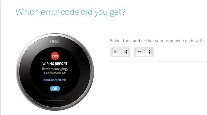 Como configurar e usar o código de erro de aninhamento do Nest Learning Thermostat