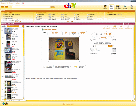 4 melhores alternativas à ferramenta de pesquisa inteligente do eBay ebaydesktopitemview