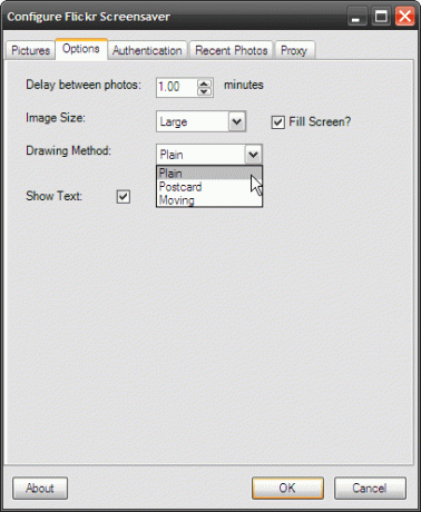 5 maneiras de criar seus próprios protetores de tela (Windows) 7 flickr options