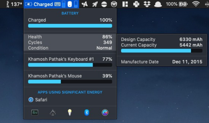 menus istat mac app economizador de bateria