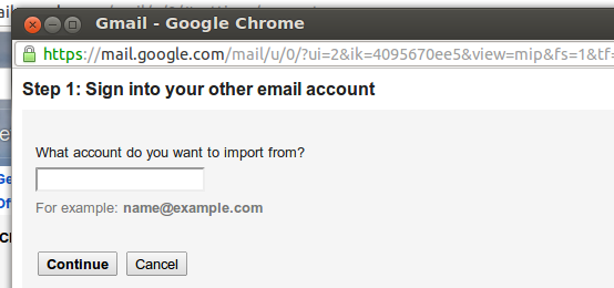 importar e-mails antigos do gmails gmail