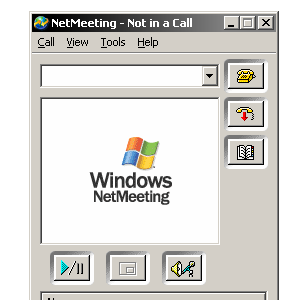 Estou tirando meu chapéu para você, introdução do netmeeting do Microsoft NetMeeting