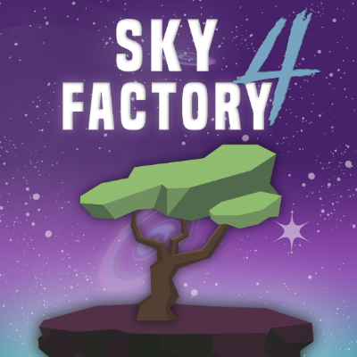 logotipo do modpack do sky factory 4