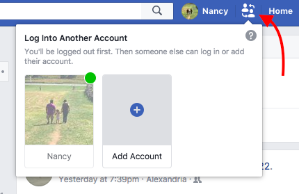 Como alternar rapidamente entre perfis do Facebook em um computador Facebook Switch Accounts 1