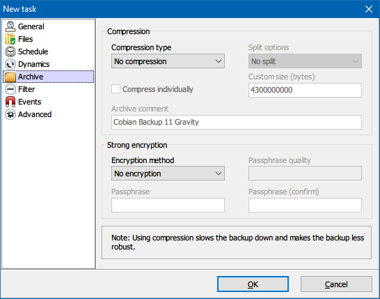 O Guia de Backup e Restauração do Windows windows cobian backup 5