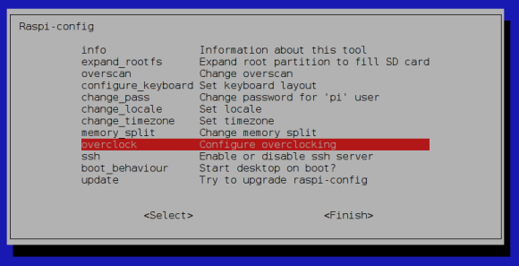 overclock raspberry pi