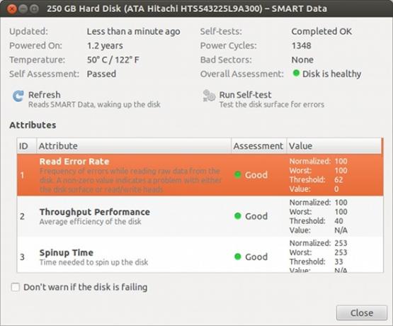 erros de linux hdd