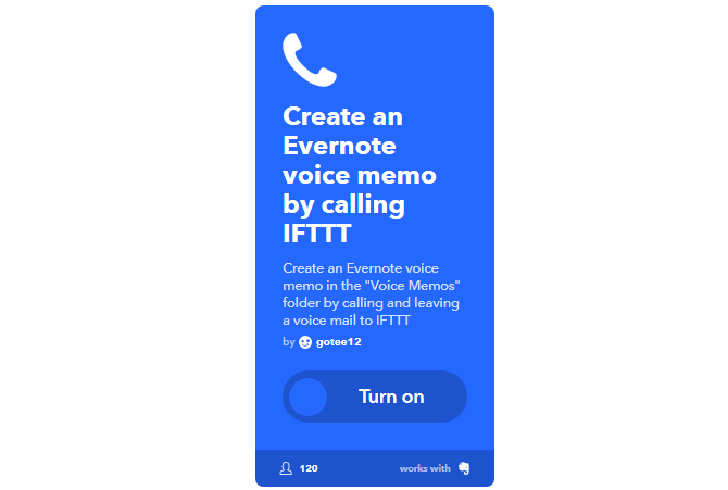 O melhor guia IFTTT: use a ferramenta mais poderosa da Web como um Pro 24IFTTT EvernotteVoiceMemos