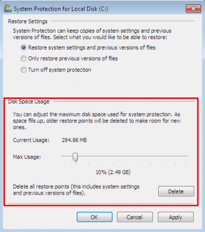 Configurar espaço em disco no Windows 7