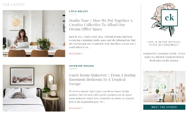 Blog de design de interiores CocoKelley 