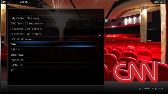 tv on xbmc