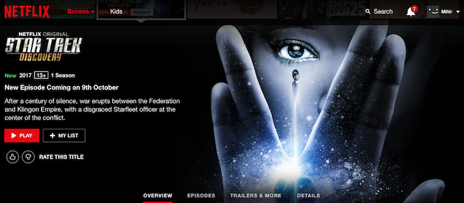 star trek discovery cbs todos acesso netflix