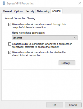 Compartilhamento de conexão com a Internet do Windows