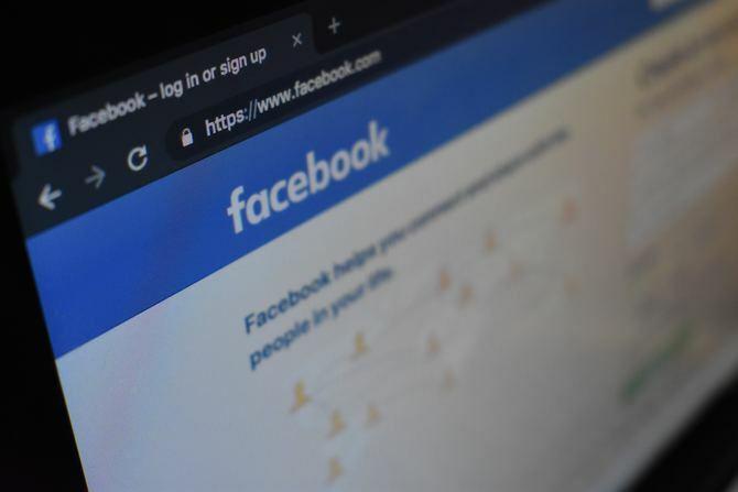 Facebook em um navegador da web