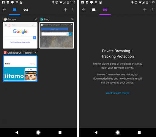 firefox no android - privacidade