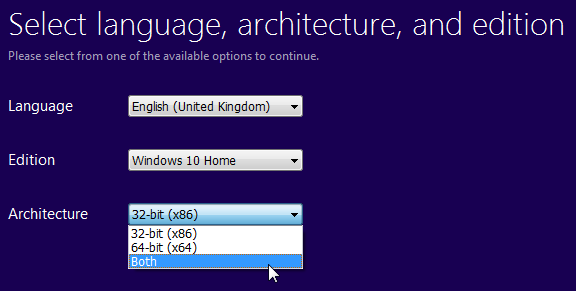 Arquitetura da ferramenta de criação de mídia do Windows 10