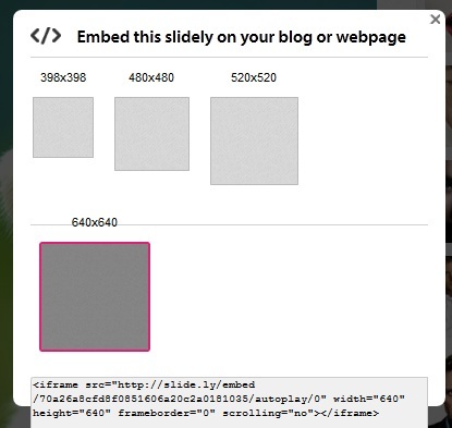 Slidely: Crie apresentações musicais facilmente a partir de suas imagens on-line Incorporar1