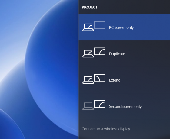 Como projetar o Windows 10 na TV com o Miracast windows 10 miracast projectoptions