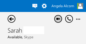 Contato do Skype