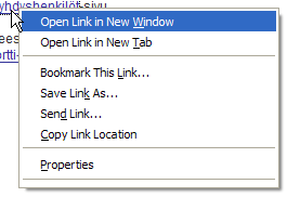 Como remover a opção "Abrir em nova janela" no Firefox opennewwindow