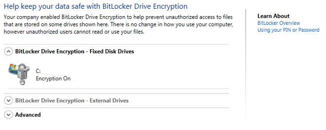 criptografia bitlocker