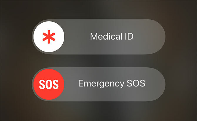Modo SOS de emergência para iOS