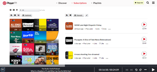 Player FM Web App