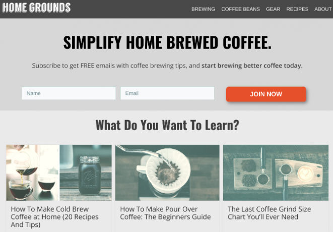 Home Grounds tem guias simples para fazer café de nível profissional em casa