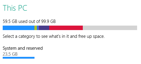 Sentido de armazenamento do Windows 10