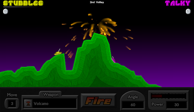 Jogo para celular Pocket Tanks