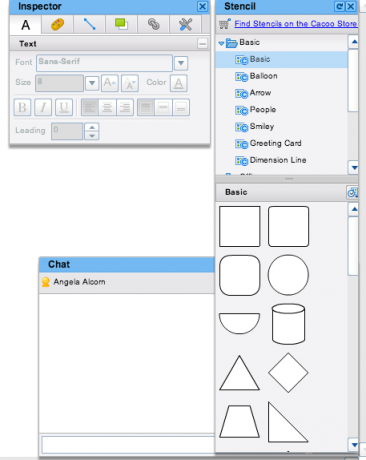 Crie ótimos diagramas usando os menus Cacoo e Google Drive Cacoo