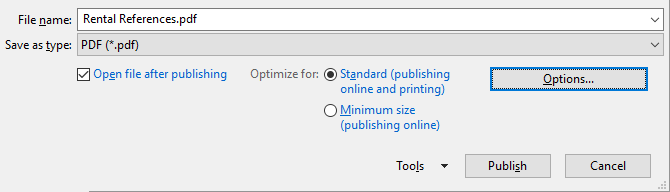 Como criar relatórios e documentos profissionais no Microsoft Word Publish como PDF ou XPS