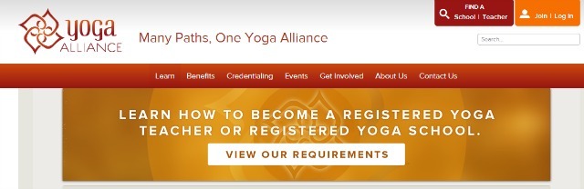 Site do YogaAlliance