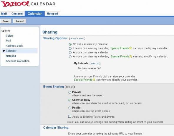 Organize sua vida com o compartilhamento de artigos do Yahoo Calendar