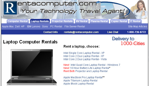 alugar computadores lap top