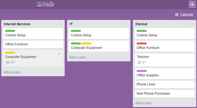 Ferramenta de Gerenciamento de Projetos Trello Online