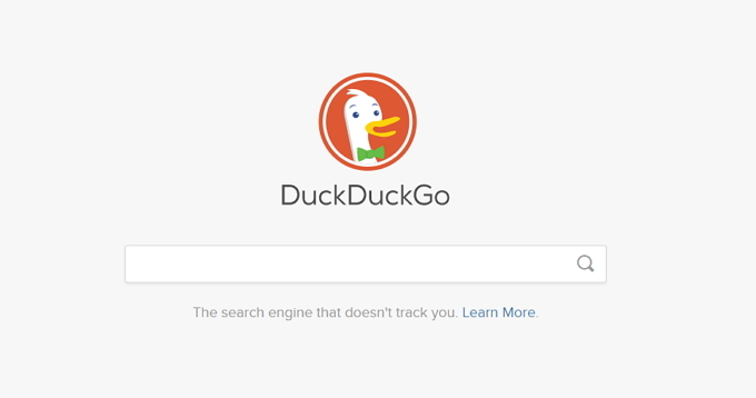 O guia completo para melhorar sua segurança on-line e defender sua privacidade Screenshot do DuckDuckGo