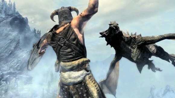 Meus 5 videogames favoritos de 2011 [MUO Gaming] 2011 10 25 skyrim dragon e1321895120545