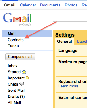 importar contatos do facebook para o gmail