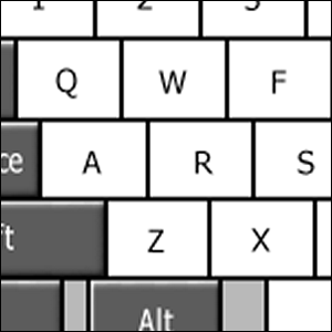 teclado de computador de layout