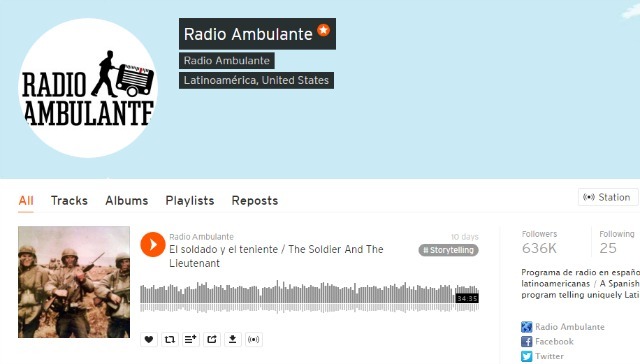 Radio Ambulante Podcast na SoundCloud