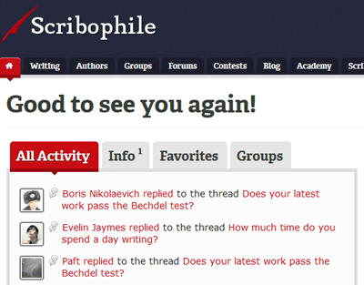 critique-website-scribophile