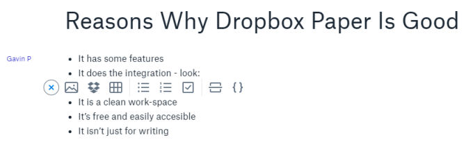 Como o Dropbox Paper é utilizado nos recursos de escrita em documentos do Google Docs e Office Online Dropbox Paper com integração