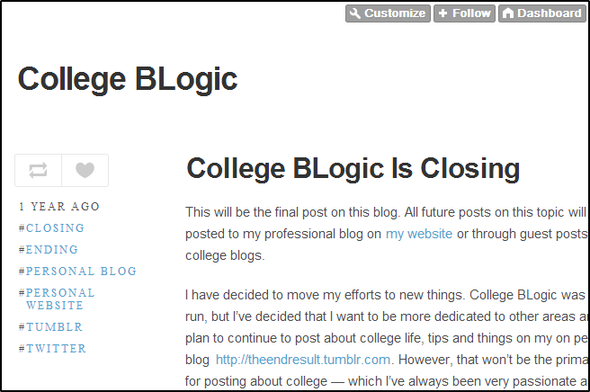 Seu guia de última hora para exportar seu blog posteroso antes que seja encerrado para sempre Import2 CollegeBLogic Tumblr